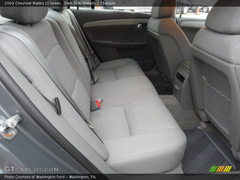Dark Gray Metallic / Titanium 2009 Chevrolet Malibu LS Sedan