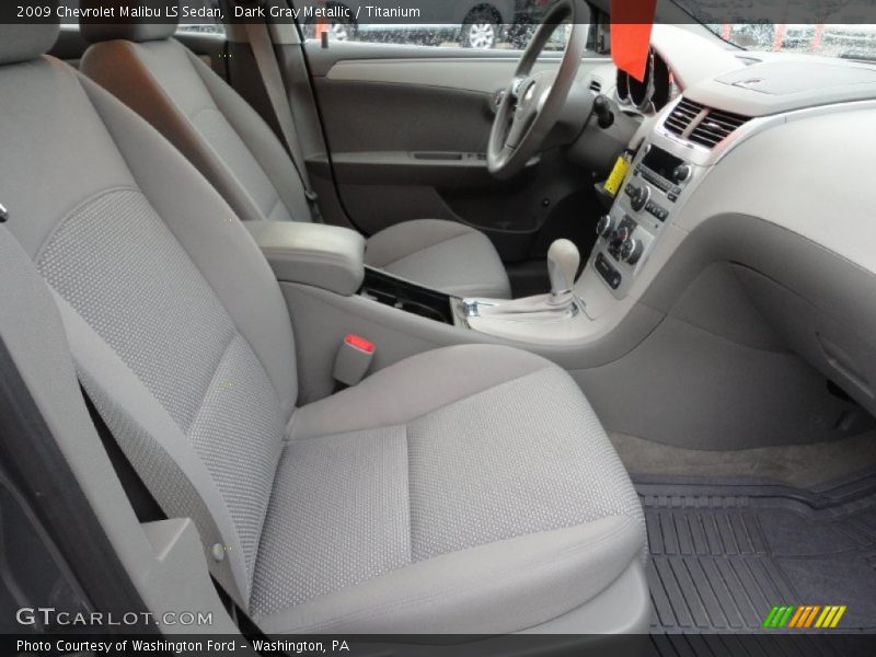 Dark Gray Metallic / Titanium 2009 Chevrolet Malibu LS Sedan