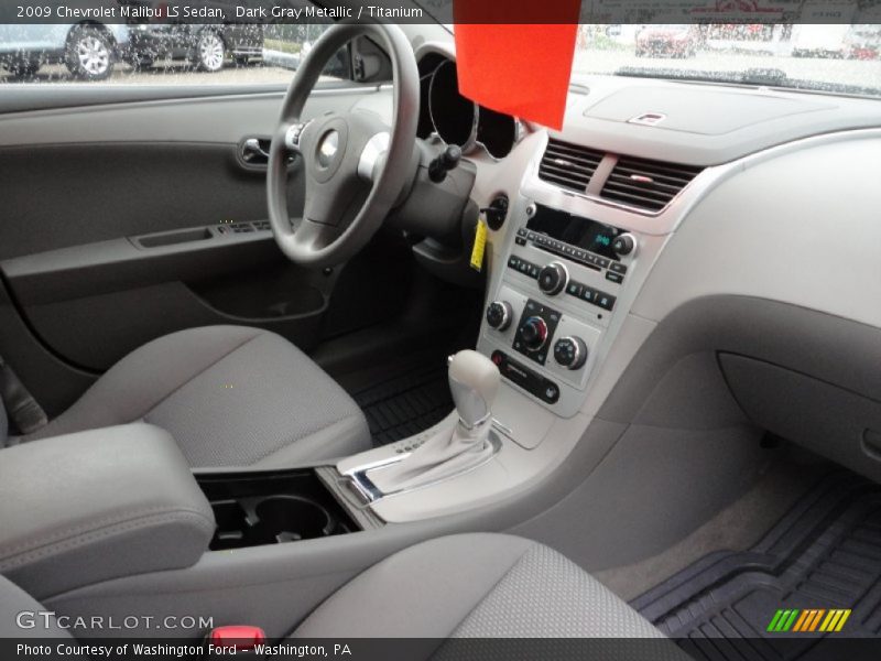 Dark Gray Metallic / Titanium 2009 Chevrolet Malibu LS Sedan