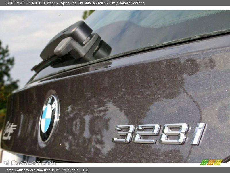 Sparkling Graphite Metallic / Gray Dakota Leather 2008 BMW 3 Series 328i Wagon