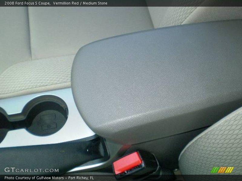 Vermillion Red / Medium Stone 2008 Ford Focus S Coupe