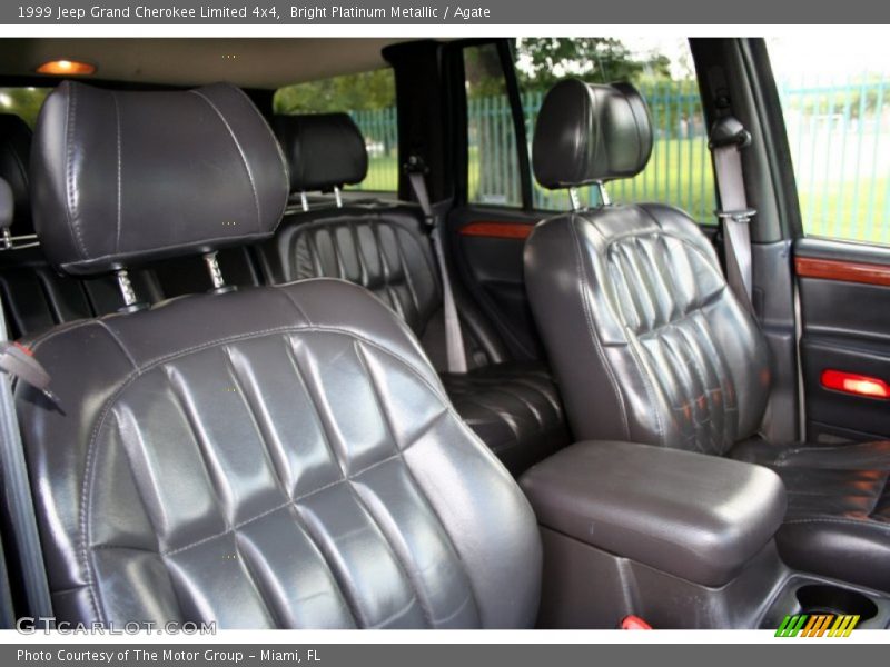 Bright Platinum Metallic / Agate 1999 Jeep Grand Cherokee Limited 4x4