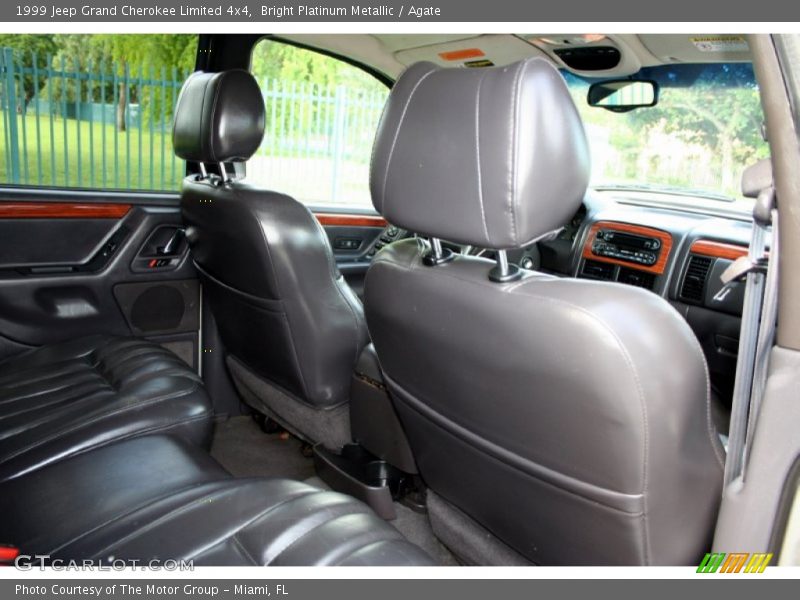 Bright Platinum Metallic / Agate 1999 Jeep Grand Cherokee Limited 4x4