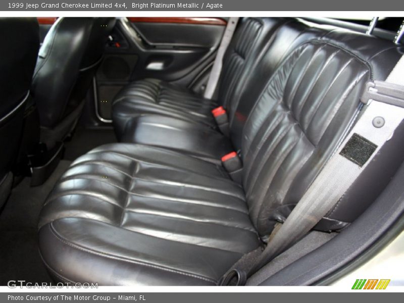 Bright Platinum Metallic / Agate 1999 Jeep Grand Cherokee Limited 4x4