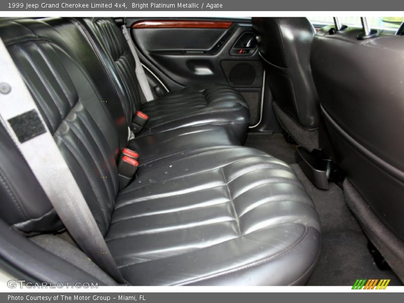 Bright Platinum Metallic / Agate 1999 Jeep Grand Cherokee Limited 4x4