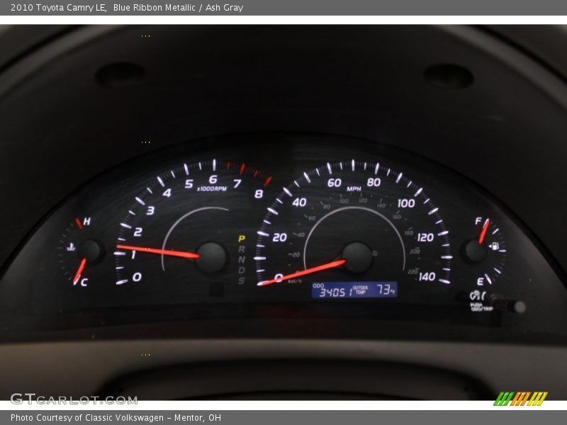 Blue Ribbon Metallic / Ash Gray 2010 Toyota Camry LE