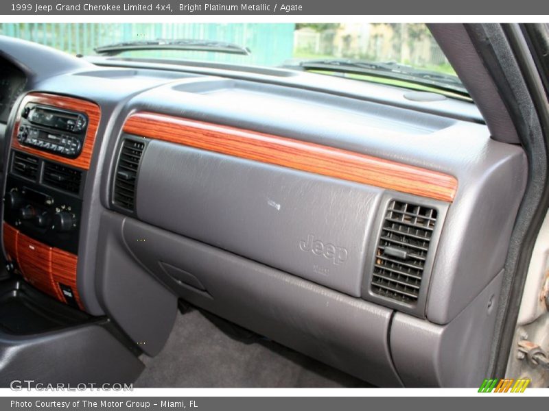 Bright Platinum Metallic / Agate 1999 Jeep Grand Cherokee Limited 4x4