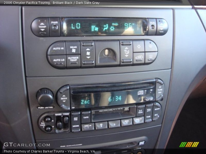 Brilliant Black / Dark Slate Gray 2006 Chrysler Pacifica Touring