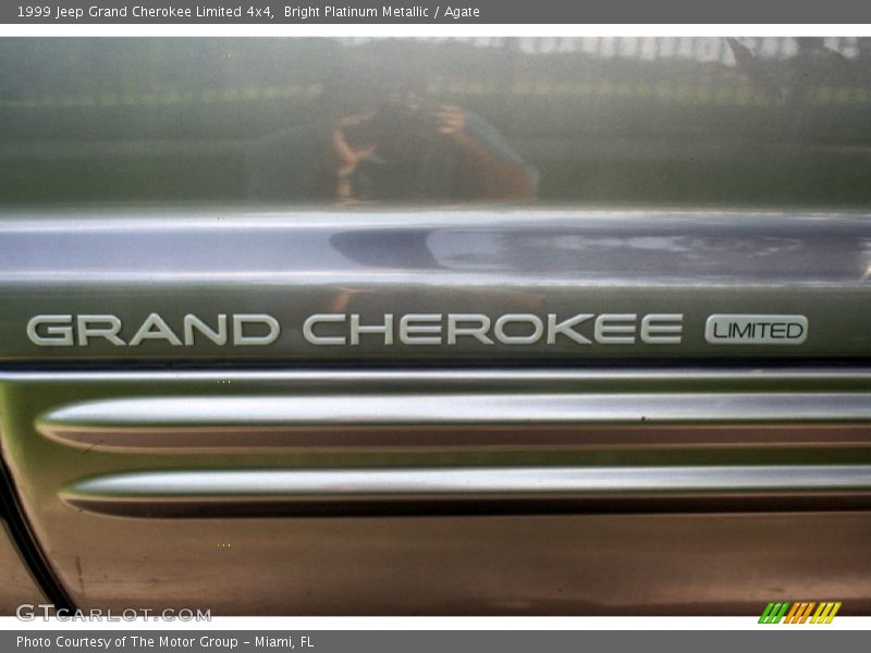Bright Platinum Metallic / Agate 1999 Jeep Grand Cherokee Limited 4x4