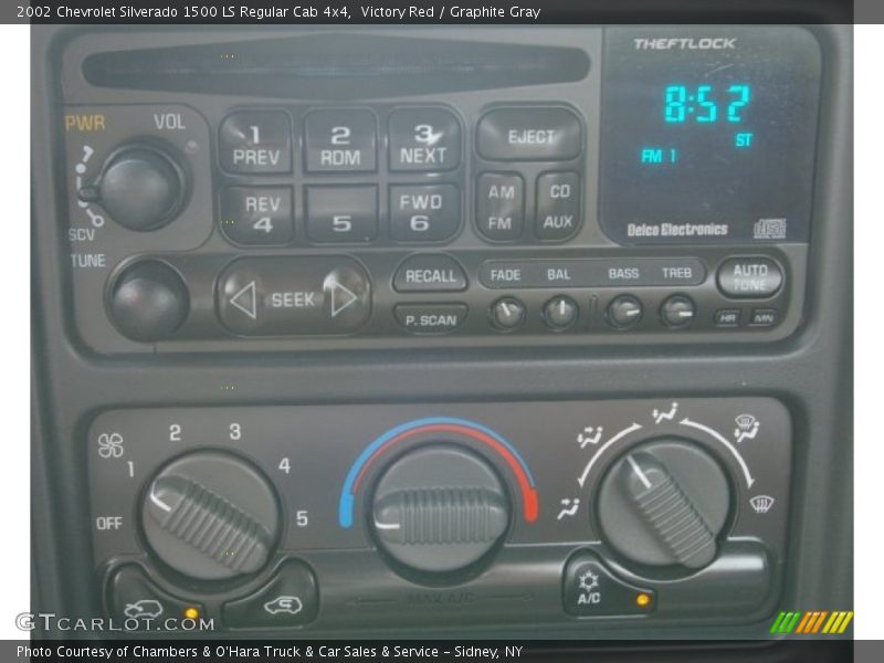 Audio System of 2002 Silverado 1500 LS Regular Cab 4x4