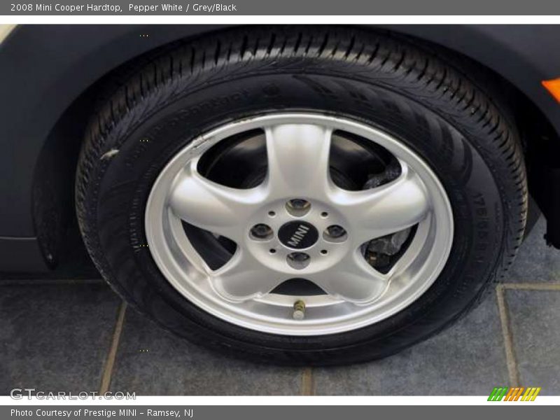 Pepper White / Grey/Black 2008 Mini Cooper Hardtop