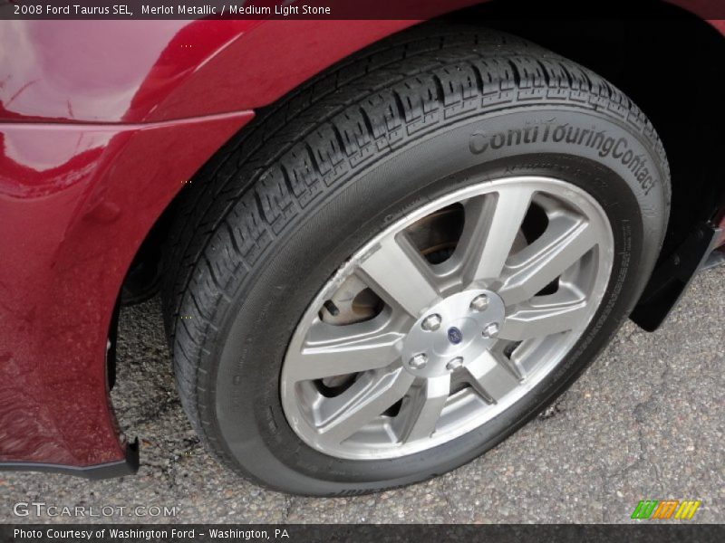 Merlot Metallic / Medium Light Stone 2008 Ford Taurus SEL