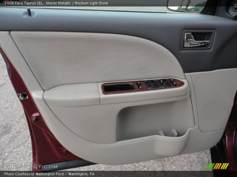 Merlot Metallic / Medium Light Stone 2008 Ford Taurus SEL