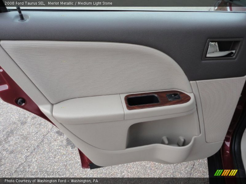Merlot Metallic / Medium Light Stone 2008 Ford Taurus SEL