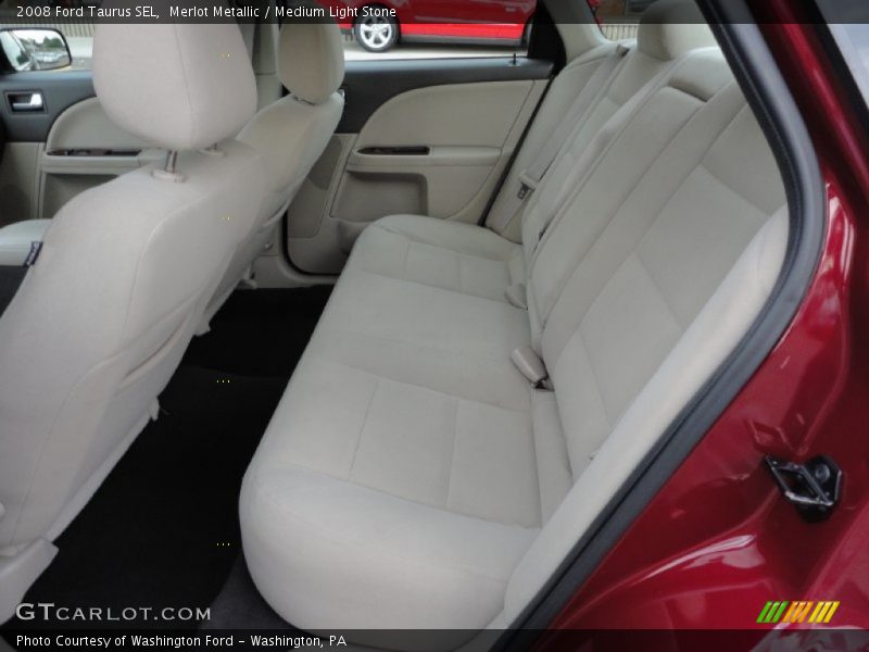Merlot Metallic / Medium Light Stone 2008 Ford Taurus SEL