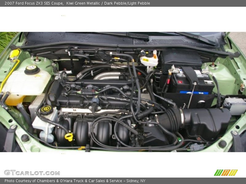 Kiwi Green Metallic / Dark Pebble/Light Pebble 2007 Ford Focus ZX3 SES Coupe