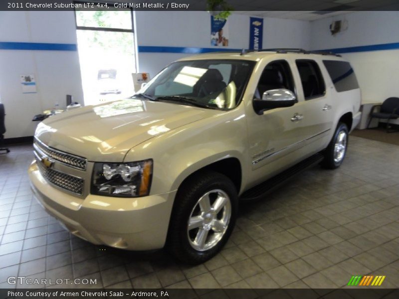 Gold Mist Metallic / Ebony 2011 Chevrolet Suburban LTZ 4x4