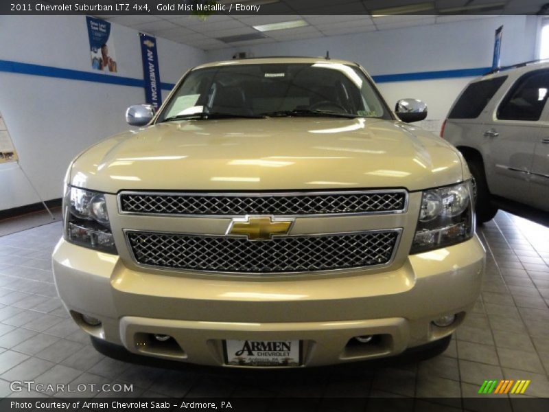 Gold Mist Metallic / Ebony 2011 Chevrolet Suburban LTZ 4x4