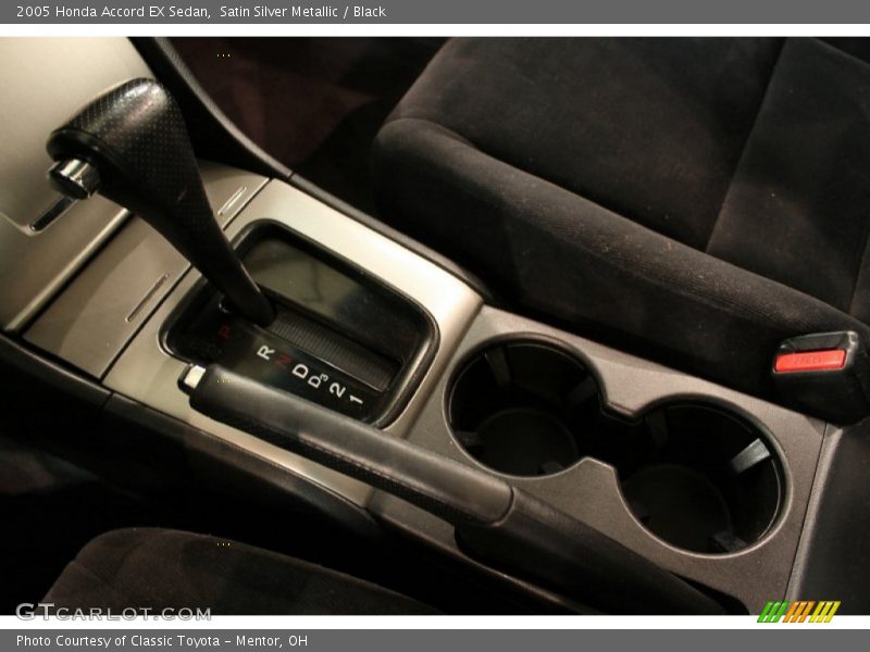 Satin Silver Metallic / Black 2005 Honda Accord EX Sedan