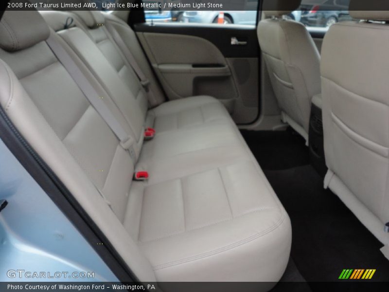 Light Ice Blue Metallic / Medium Light Stone 2008 Ford Taurus Limited AWD