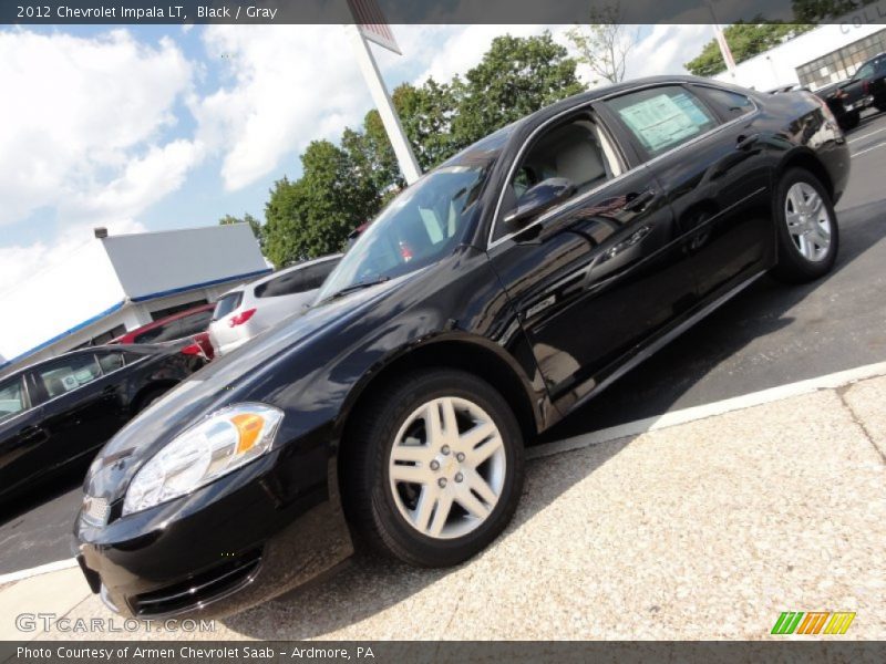 Black / Gray 2012 Chevrolet Impala LT