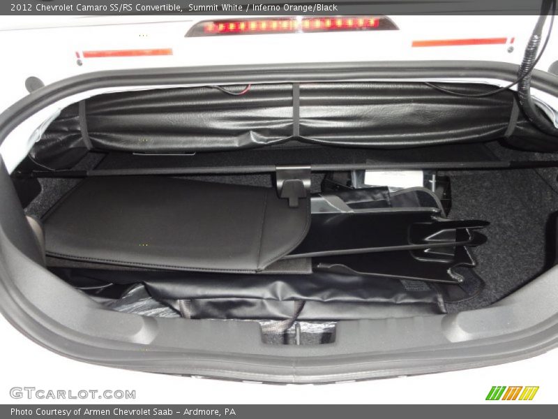 2012 Camaro SS/RS Convertible Trunk