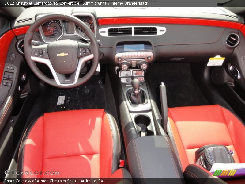 Dashboard of 2012 Camaro SS/RS Convertible