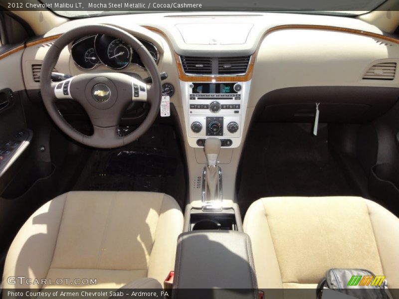 Dashboard of 2012 Malibu LT