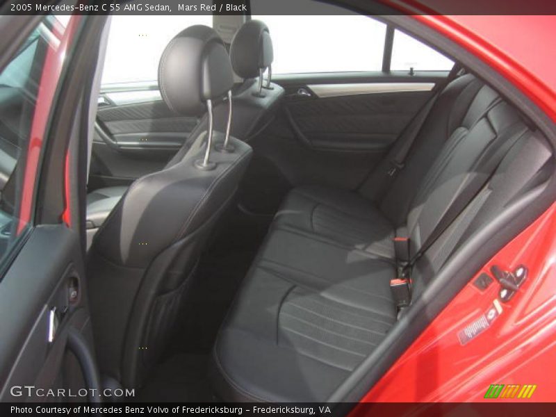 Mars Red / Black 2005 Mercedes-Benz C 55 AMG Sedan