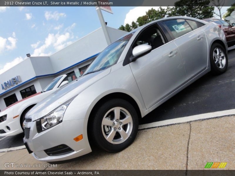 Silver Ice Metallic / Medium Titanium 2012 Chevrolet Cruze LT