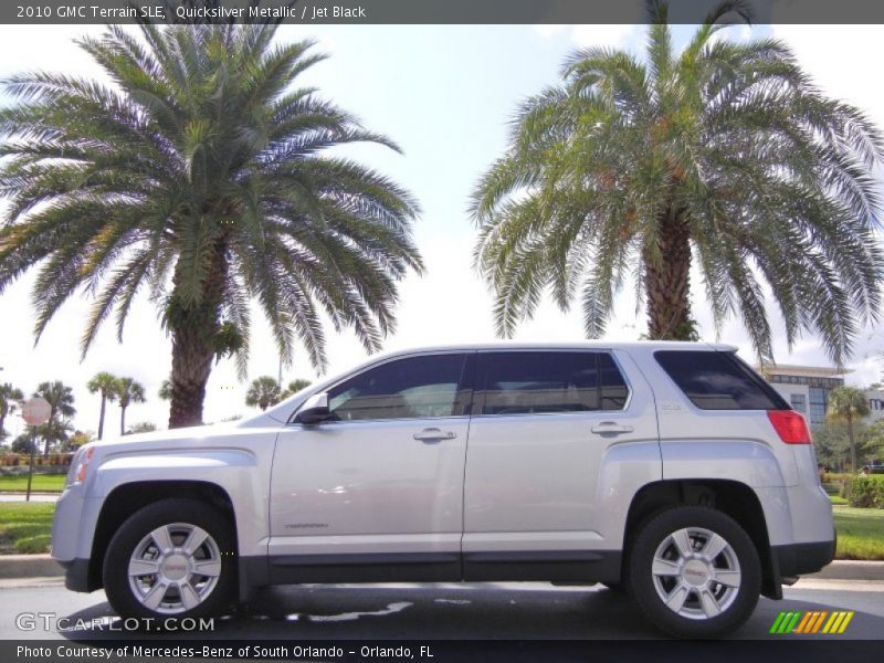 Quicksilver Metallic / Jet Black 2010 GMC Terrain SLE