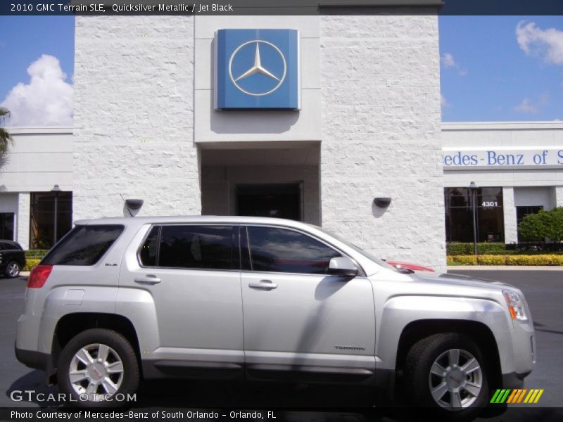 Quicksilver Metallic / Jet Black 2010 GMC Terrain SLE