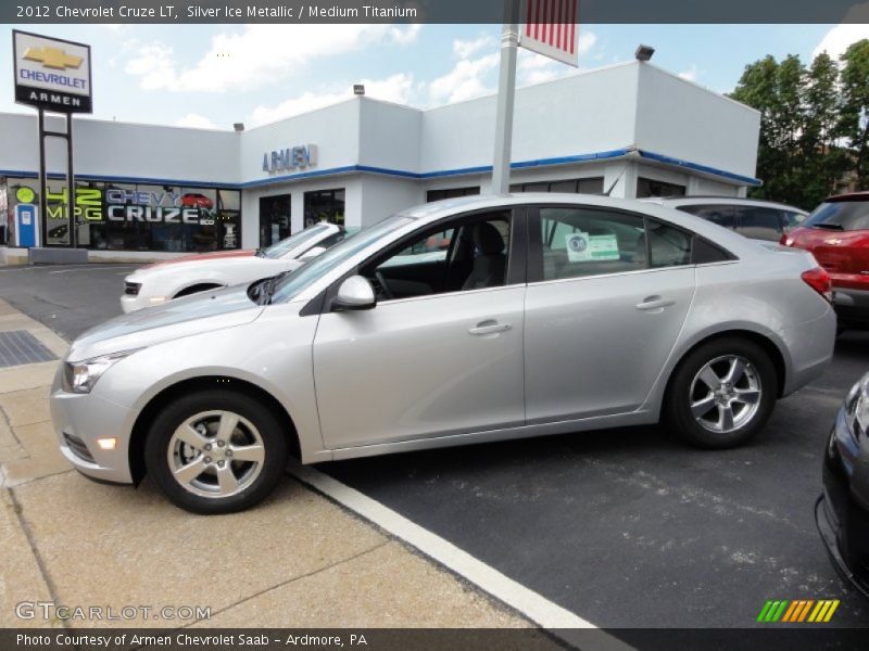 Silver Ice Metallic / Medium Titanium 2012 Chevrolet Cruze LT