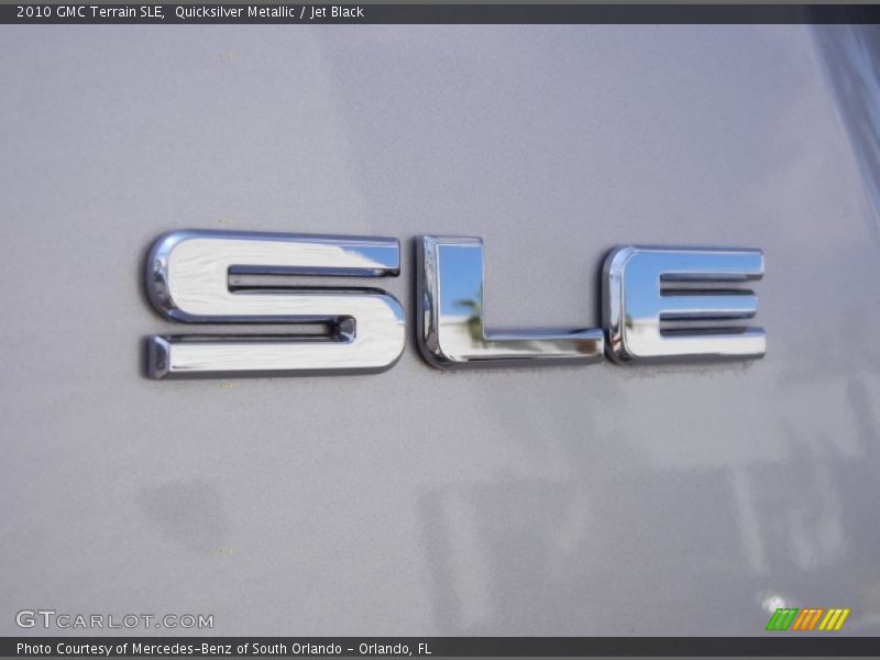 Quicksilver Metallic / Jet Black 2010 GMC Terrain SLE