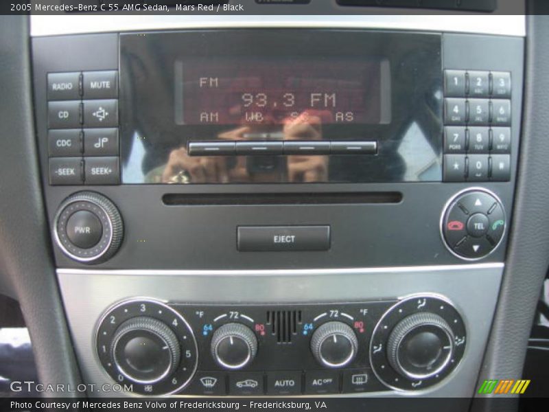 Mars Red / Black 2005 Mercedes-Benz C 55 AMG Sedan