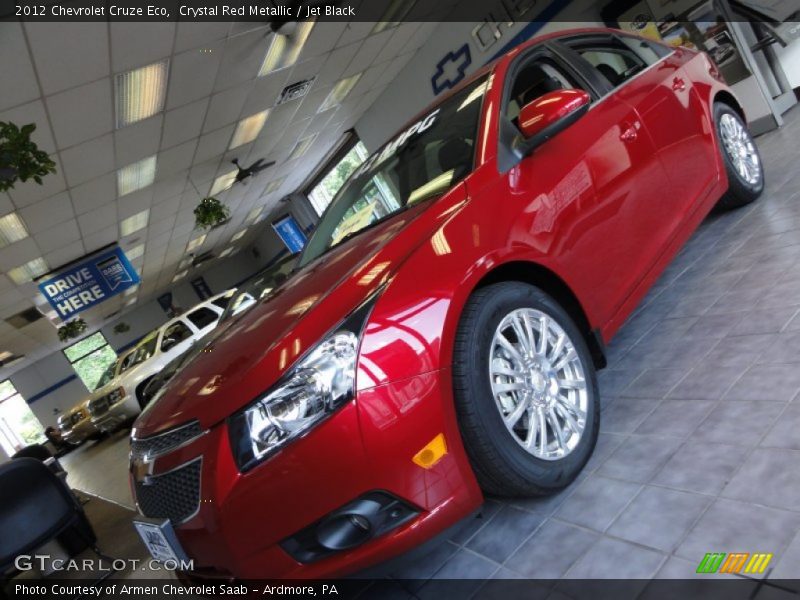 Crystal Red Metallic / Jet Black 2012 Chevrolet Cruze Eco