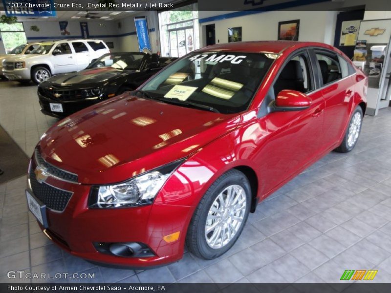 Crystal Red Metallic / Jet Black 2012 Chevrolet Cruze Eco
