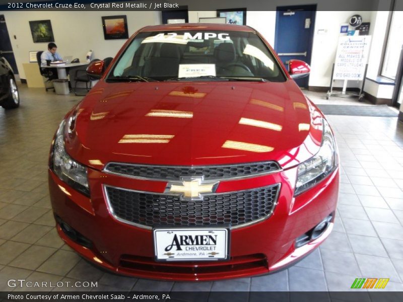 Crystal Red Metallic / Jet Black 2012 Chevrolet Cruze Eco