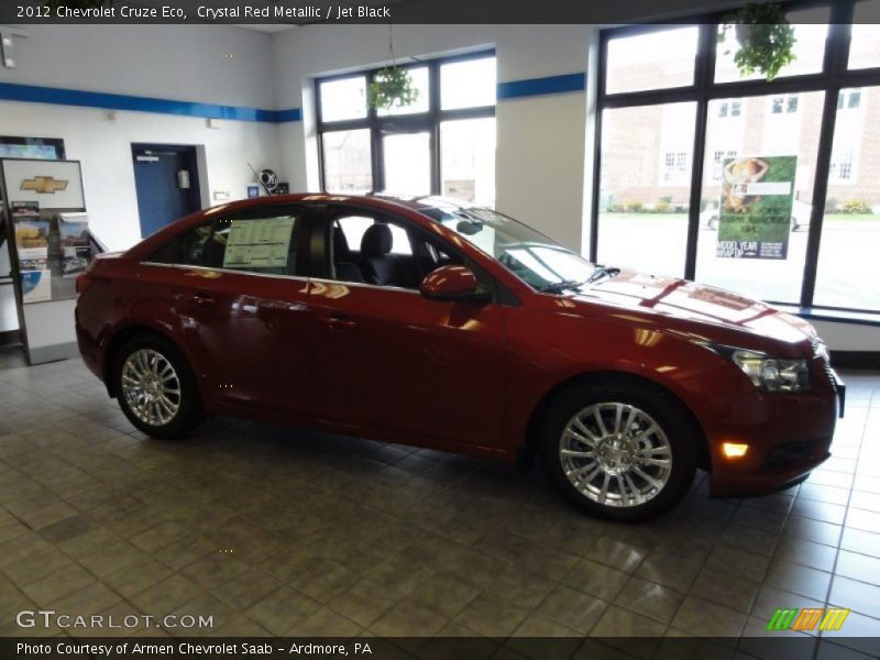 Crystal Red Metallic / Jet Black 2012 Chevrolet Cruze Eco