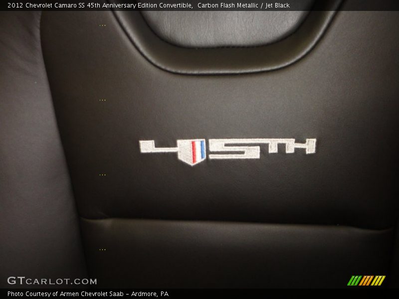  2012 Camaro SS 45th Anniversary Edition Convertible Logo
