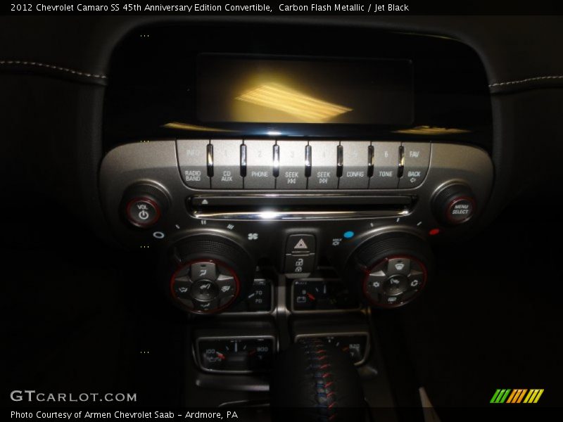 Controls of 2012 Camaro SS 45th Anniversary Edition Convertible