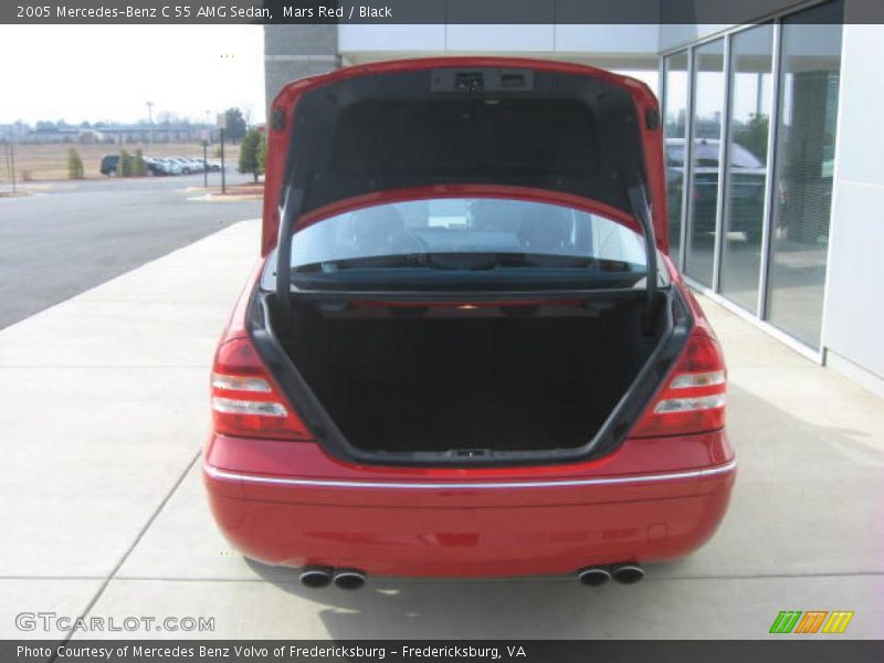 Mars Red / Black 2005 Mercedes-Benz C 55 AMG Sedan