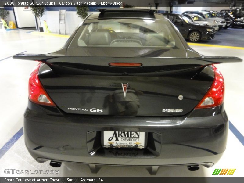 Carbon Black Metallic / Ebony Black 2008 Pontiac G6 GXP Coupe