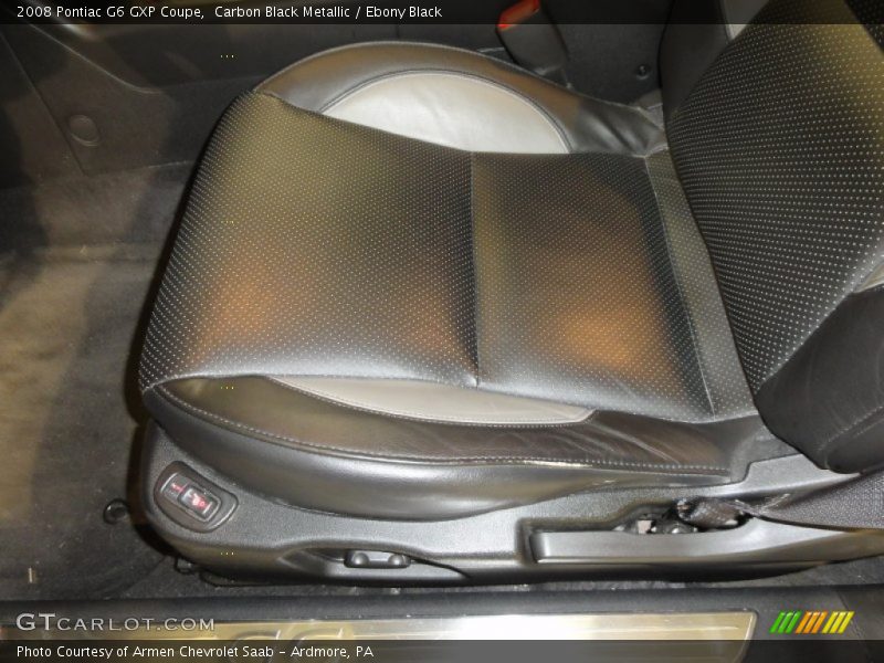  2008 G6 GXP Coupe Ebony Black Interior