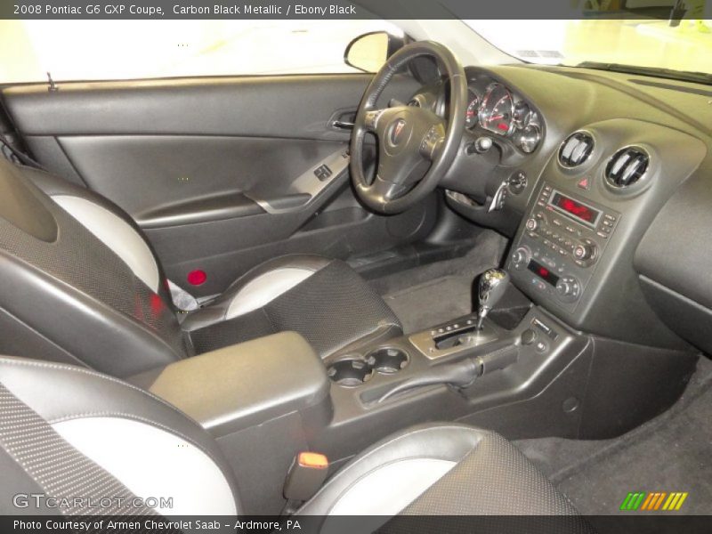  2008 G6 GXP Coupe Ebony Black Interior