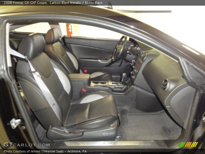  2008 G6 GXP Coupe Ebony Black Interior