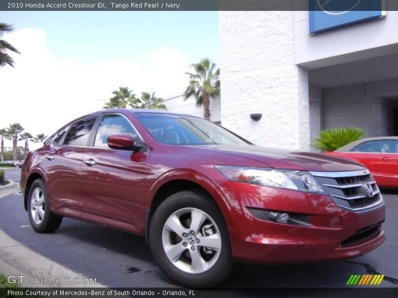 Front 3/4 View of 2010 Accord Crosstour EX