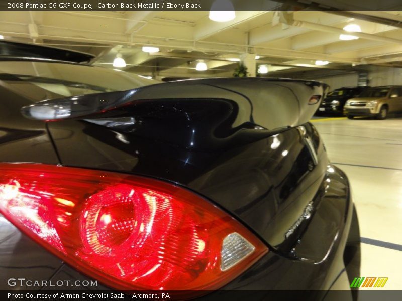 Carbon Black Metallic / Ebony Black 2008 Pontiac G6 GXP Coupe