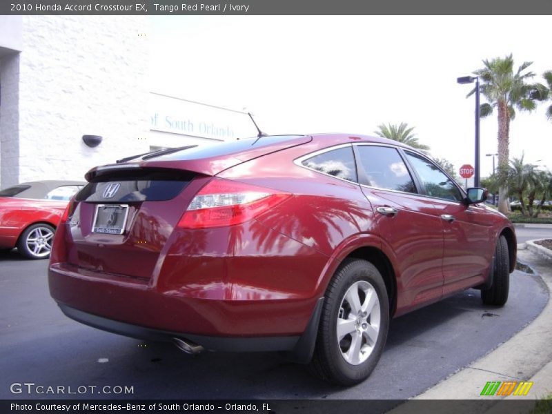 Tango Red Pearl / Ivory 2010 Honda Accord Crosstour EX