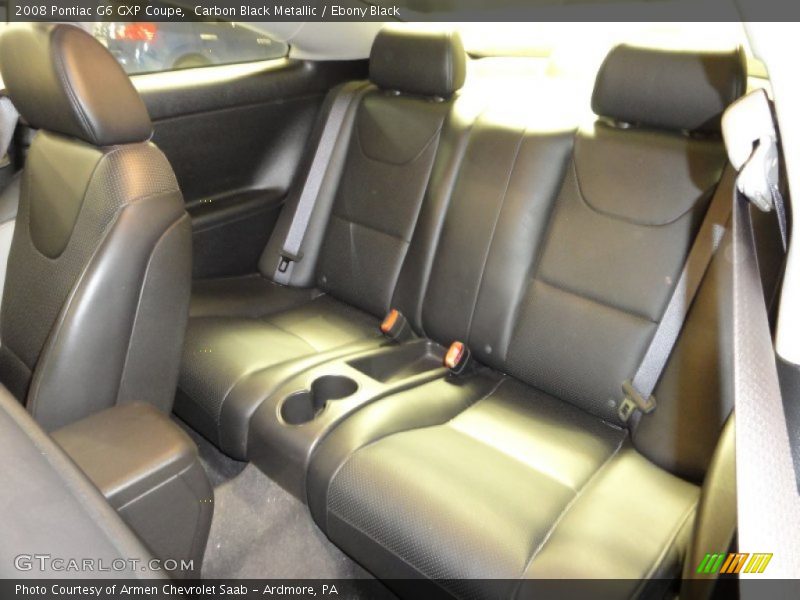  2008 G6 GXP Coupe Ebony Black Interior
